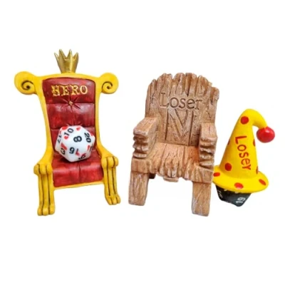 Imagen de Power Beast Dungeon Trono y Silla para Dados de rol, Dice Jail, Castiga o Premia a Tus Poliedricos, Set Dados, D&amp;D, Master, Dungeons and Dragons, Dragones Mazmorras, DND