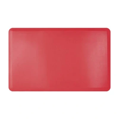 Imagen de Art3d Tapete antifatiga Tapetes de cocina acolchados 1/2 pulgada Cojín cómodo y antideslizante para escritorio pie, oficina o garaje (17.3 x 28 pulgadas, rojo)