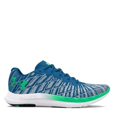Imagen de Under Armour Charged Breeze 2 Tenis de correr para hombre, (405) azul fotón/verde vapor/blanco, 44 EU