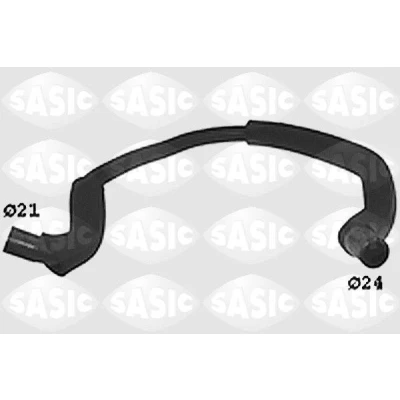 Imagen de SASIC SWH0497 Manguitos de Radiador centro izquierda PEUGEOT: 405 I Berlina