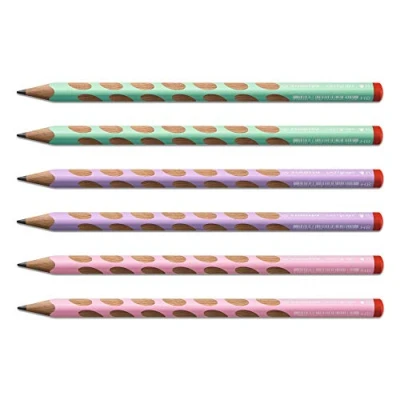 Imagen de STABILO Easygraph Lápiz triangular ergonómico para diestros (6 unidades, dureza HB)