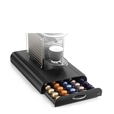 Imagen de Cajon organizador cep poliestireno con 5 compartimentos color negro especial capsulas monodosis