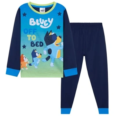 Imagen de Bluey Conjunto Pijama de 2 Piezas para Niño Regalo Niños (Multi, 4 5 Años)