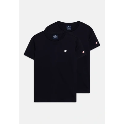 Imagen de Champion CREW NECK Unisex 2 PACK Camiseta básica para niños, Talla: 102/107, New navy