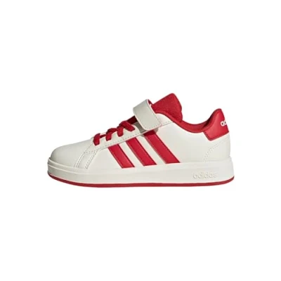 Imagen de adidas Grand Court 2.0 Shoes Kids, Zapatillas Unisex niños, Off White Collegiate Red Core Black, 28 EU