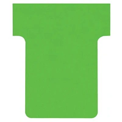 Imagen de Nobo Tarjetas para Planificador en Forma de T, Green, Tamaño 1,5, Pack 100 Recambios Planificar, Industrial Pared Oficina, 2002002