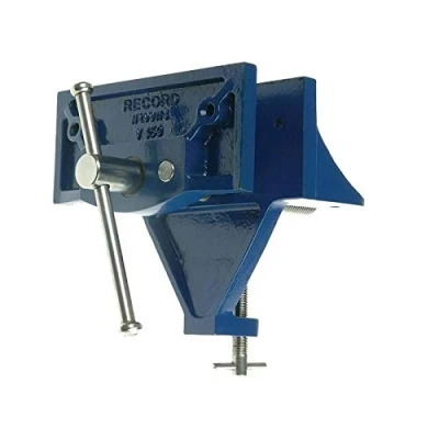 Imagen de IRWIN TV150B Tornillo de banco para artesanía en madera con mordazas la mesa, 6 pulgadas (150 mm)
