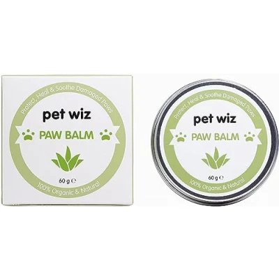 Imagen de pet wiz Bálsamo para perros y gatos, ingredientes orgánicos naturales (60 g)
