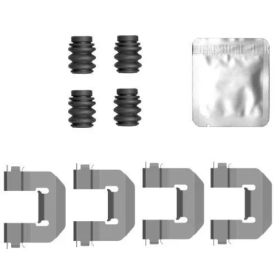 Imagen de TEXTAR 82557600 Kit de accesorios, pastillas frenos