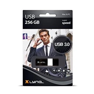 Imagen de Xlyne Wave Usb 3.0 256gb Negro, Color Blanco Unidad Flash Pendrive / Memoria