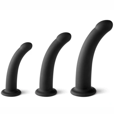 Imagen de Virgite Set de 3 Dildos Negros