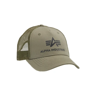 Imagen de Alpha Industries Basic Trucker Unisex Gorra, Talla: One Size, Dark green