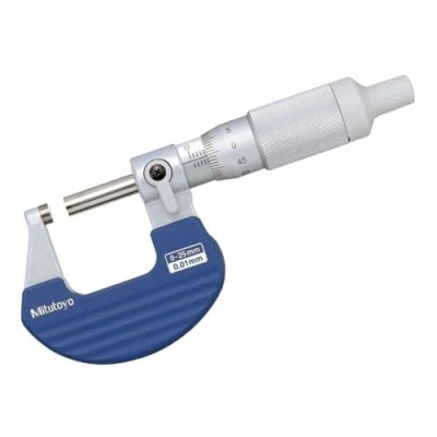 Imagen de Mitutoyo MIT102 707 Micrómetro de trinquete con graduación 0,001 mm, rango 0 a 25 mm