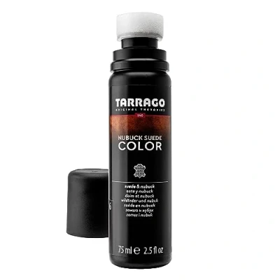 Imagen de Tarrago Nubuck Suede Color 75ml Renovador de Para Zapatos Ante y Nobuck Resalta Los Colores Del Calzado, Nutre Protege Con Esponja Aplicadora (Marrón Oscuro 06)