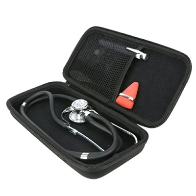Imagen de Khanka Duro Viaje Estuche Bolso Funda para Fonendoscopio 3M Littmann/MDF/Riester/ADC con Bolsillo de Malla Accesorios