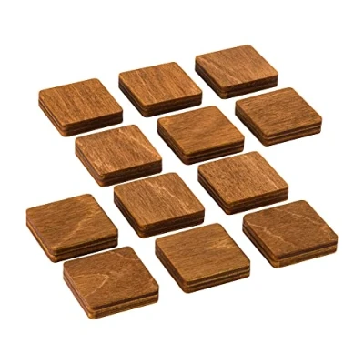 Imagen de imanes de Nevera Madera, Decorativos, para Oficina, Cuadrada Nevera. Chico Color marrón.