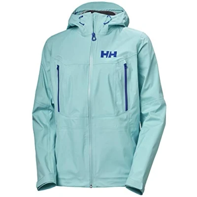 Imagen de Helly Hansen Verglas 3l Shell Chaqueta para Mujer, 62835, Azul (Glacier Blue), Extra Small
