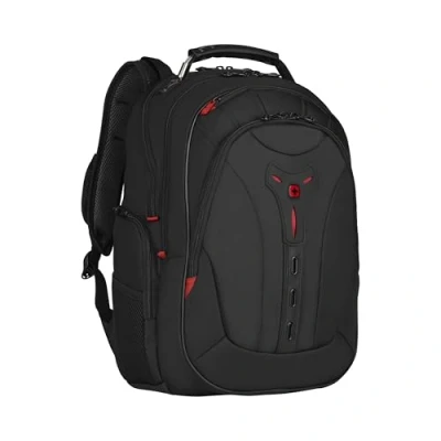 Imagen de Wenger Pegasus Deluxe Mochila para portátil, portátil 14 16 pulgadas, tableta de hasta 10 25 l, mujer hombre, oficina universidad escuela viajes, negro, 606492