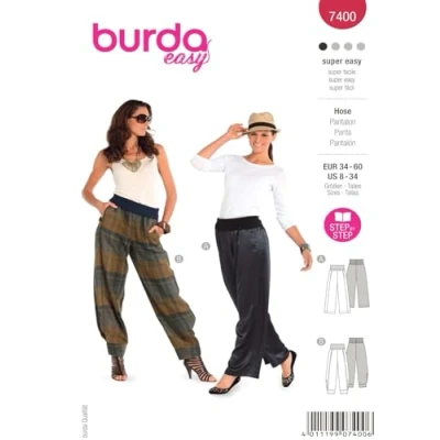 Imagen de Patrón Nº7400 Burda Style: Pantalón