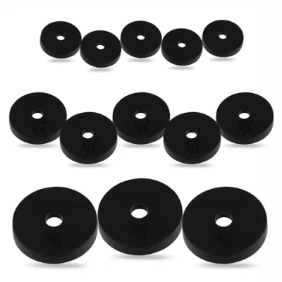 Imagen de Surtido de goma plana paquete 13 arandelas grifo 3/8 &quot;o 1/2&quot; o 3/4&quot; para grifos lavabo baño, sellos ducha tamaño