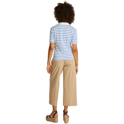 Imagen de Tommy Hilfiger REG Polo, Mujer, Talla: Medium, Ecru/blue spell