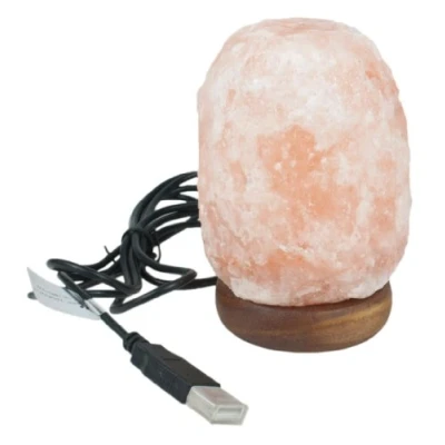 Imagen de Lámpara de sal del Himalaya USB Rosa multicolor Magic Salt® Lighting for Your Soul