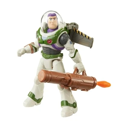 Imagen de Disney Pixar Lightyear Alpha Buzz Figura con movimientos de juguete, regalo para niños +4 años (Mattel HHJ86)