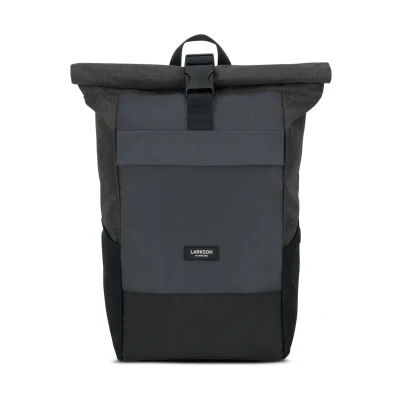Imagen de Larkson NO 4 Rolltop Mochila schwarzgrau, Talla: One Size, Schwarz grau