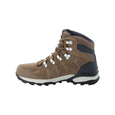 Imagen de Jack Wolfskin Refugio Texapore Mid W, Zapatillas para Caminar Mujer, Marrón Albaricoque, 42 EU