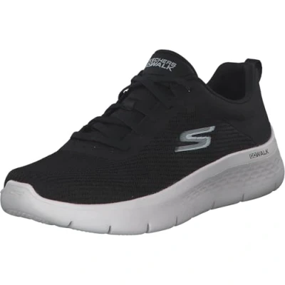 Imagen de Skechers Go Walk Flex Alani, Zapatillas Mujer, Ribete Textil Negro, 43 EU