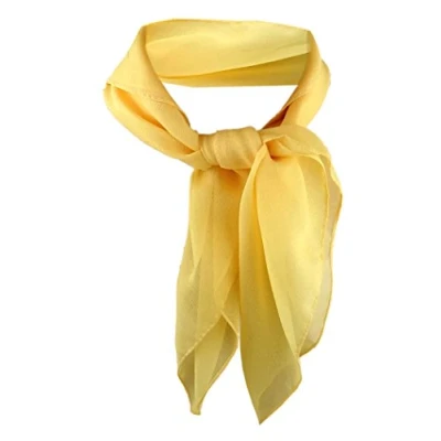 Imagen de TigerTie nicki paño de gasa amarillo tamaño 50 cm x pañuelo bufanda
