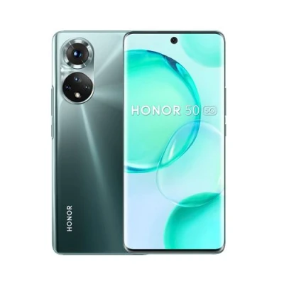Imagen de HONOR 50 Smartphone 5G AMOLED Libre Dual SIM 6+128 GB, Móvil Desbloqueado, con Cámara Cuádruple de 108 MP, 120 Hz Pantalla Curva 6.57&quot; Pulgadas, Android 11, SuperCharge 66 W, GMS, Emerald Green