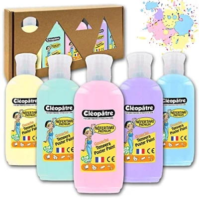 Imagen de CLEOPATRE Lote de 5 botellas Nefertari Pastel Gouache en 100ml