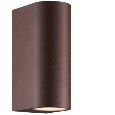 Imagen de Nordlux Aplique de exterior Dion Double, óxido, GU10, aluminio, IP44