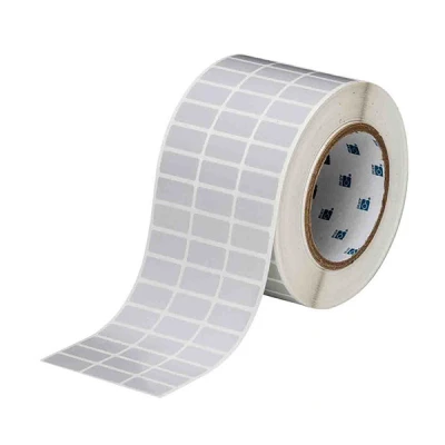 Imagen de BBP81 Brady THT 5 413 10 etiqueta de poliéster plata mate 25,40 x 12,70 mm (original)