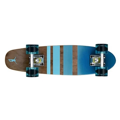 Imagen de Ridge Skateboards Maple Mini Dark Dye Longboard, Color Azul, Talla 22 Inch