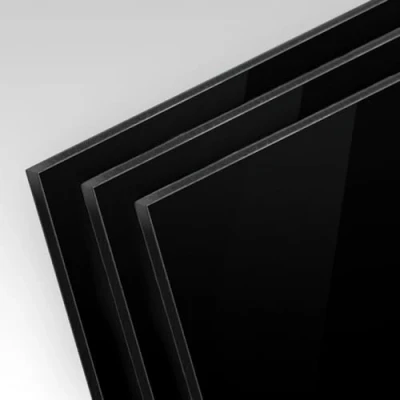 Imagen de Finest Folia 3 placas compuestas de aluminio DIN A4, 20 x 30 cm, corte mm grosor, para vallas, puertas, postes, aluminio, placa en blanco, resistente a la intemperie (3, negro)