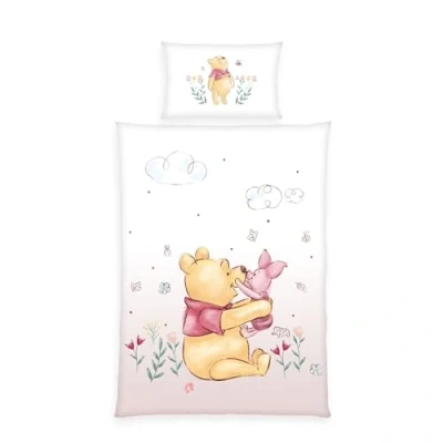 Imagen de Herding Ropa de Cama para niños pequeños, Funda Almohada 40 x 60 cm Aprox. con Solapa Hotel, nórdica 100 135 cm, Tira Botones, 100% algodón