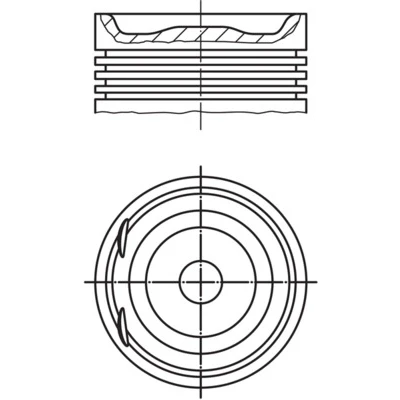 Imagen de Pistón MAHLE ORIGINAL 012 20 00