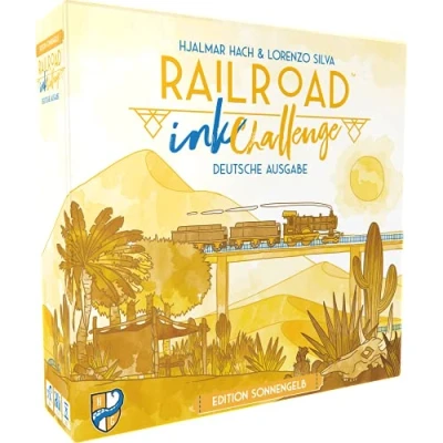 Imagen de Railroad Ink Challenge: Edition Sonnengelb Horrible Guild alemán Juego de Dados para 1 4 Personas a Partir 8 años, Amarillo