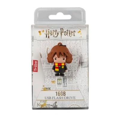 Imagen de Llave USB 16 GB Hermione Granger Memoria Flash Drive Original Harry Potter, Tribe FD037502
