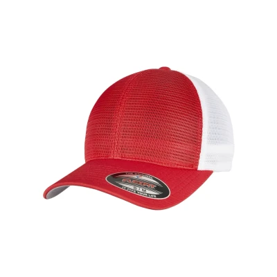 Imagen de Flexfit Omnimesh 2TONE Gorra, Talla: L/XL, Red/white