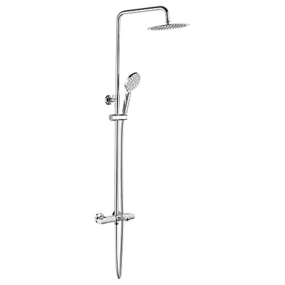 Imagen de Ibergrif M21810 Sistema Columna de Ducha Latón Metal material Plata