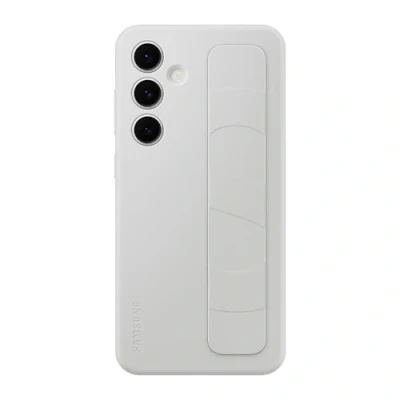 Imagen de Samsung Standing Grip Silicio Back Cover Gris Galaxy S24 FE