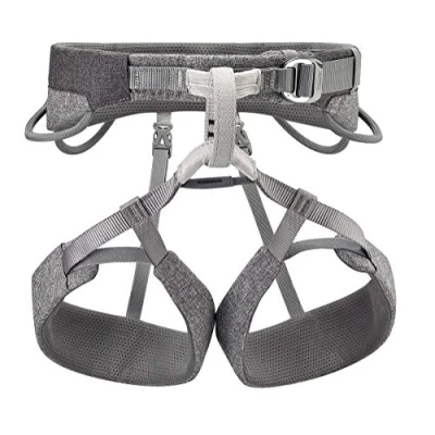 Imagen de PETZL SAMA Arnés unisex para escalada en roca el gimnasio, crag o rutas de varios pasos Gris L