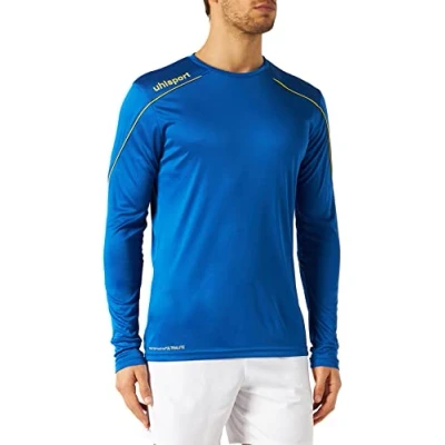 Imagen de uhlsport Stream 22 Trikot Langarm Sudadera De Entrenamiento, Hombre, Azur/Lima Amarillo, XL