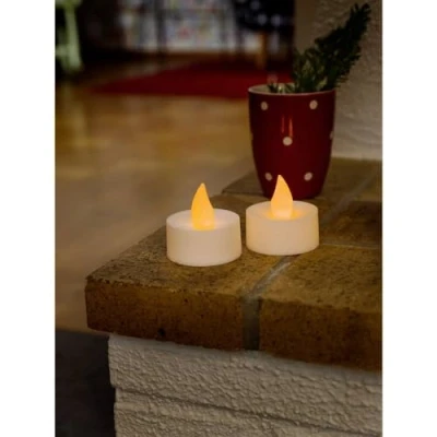 Imagen de Konstsmide Televisor LED de globo nieve con escena mercado y pueblo, relleno agua/decoraciones navideñas para uso en interiores, luces batería (IP20), música ocho canciones opcionales,