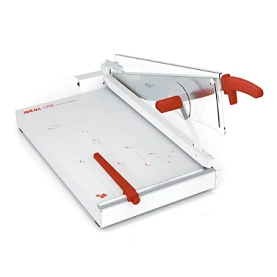 Imagen de Cizalla de palanca IDEAL 1158 Cortador papel profesional Para varios formatos (A4, A3, A5, A6, etc.) Capacidad corte max. 40 hojas