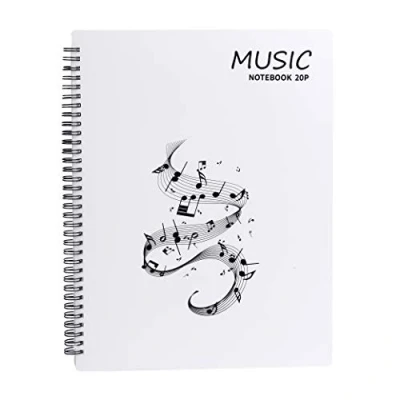Imagen de Tamaño A4 Documento de Nota Musical 40 Bolsillos Carpeta Poseedor Caso partituras File Clef Canción papel almacenamiento, Bolsa porta documentos