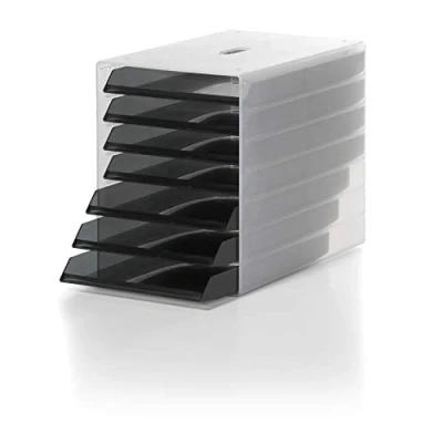 Imagen de Durable 1712000050 Cajonera Idealbox, 7 compartimentos, gris, sin el panel frontal